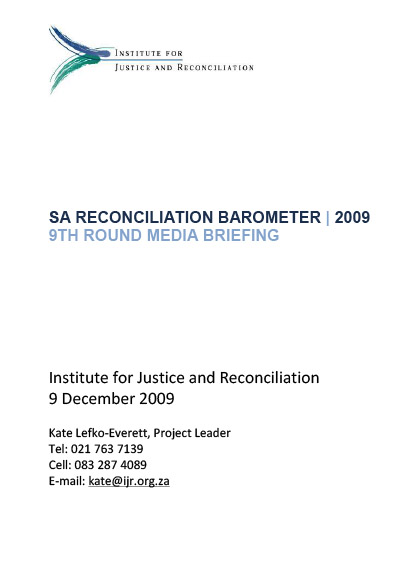SARB Report 2009 SARB Report 2009