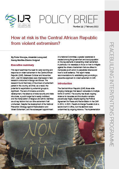 IJR Policy Brief 39 IJR Policy Brief 39