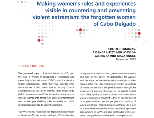 Making women’s roles and experiences visible in countering and preventing violent extremism: the forgotten women of Cabo Delgado